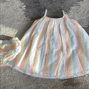 Petit Lam lovely striped dress size 12m